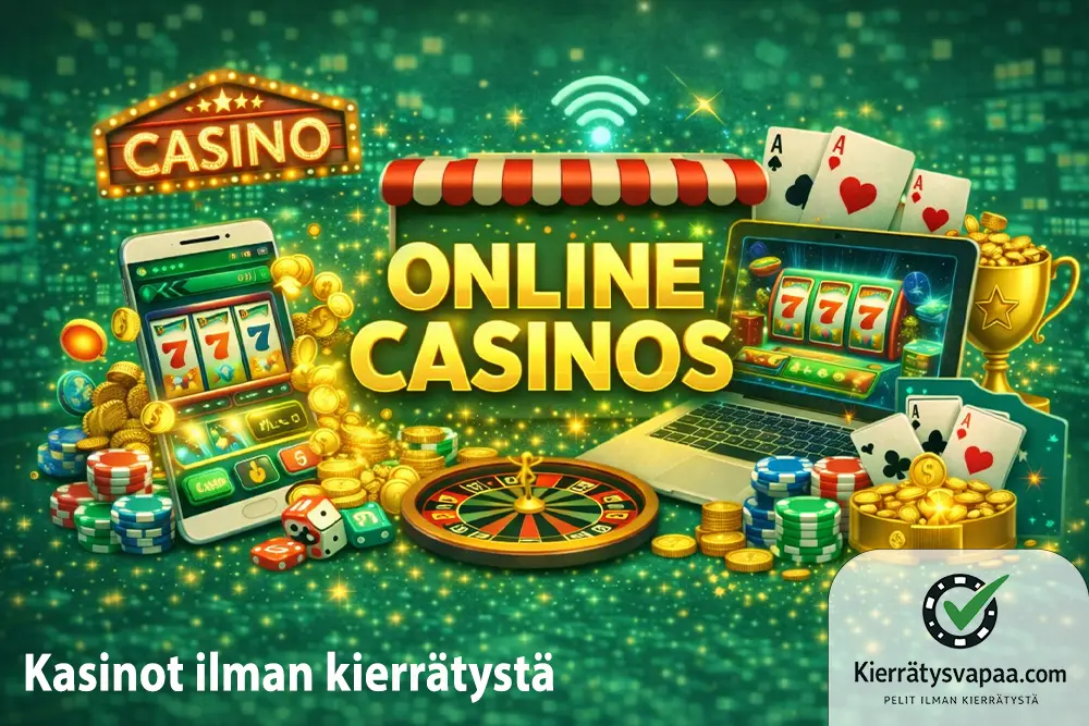 Nettikasinot ilman kierrätystä esiteltynä