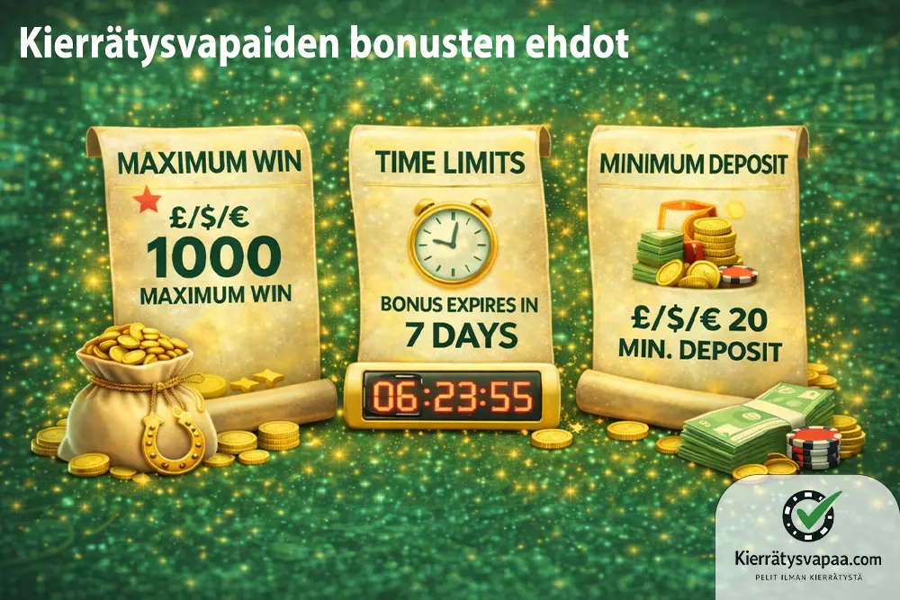 Bonusten säännöt ja ehdot